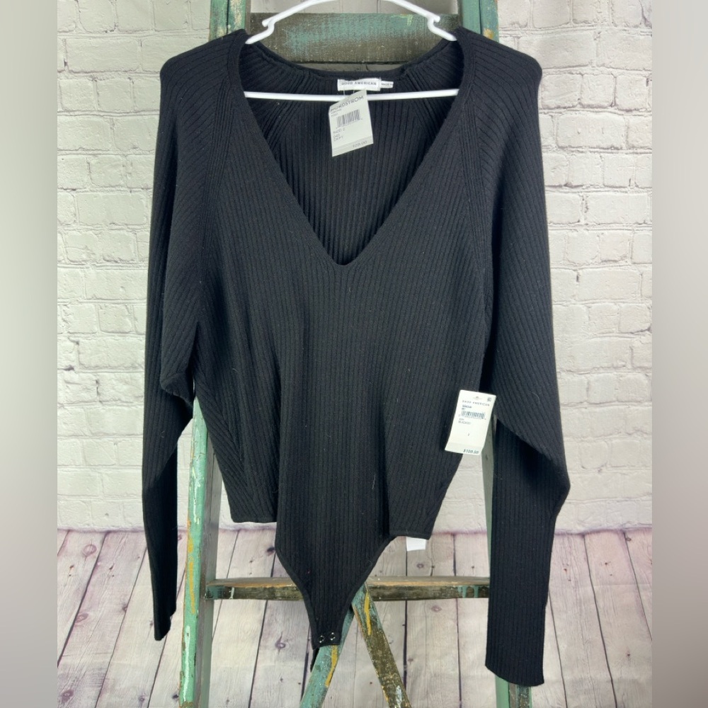 Good American black body suit size 2